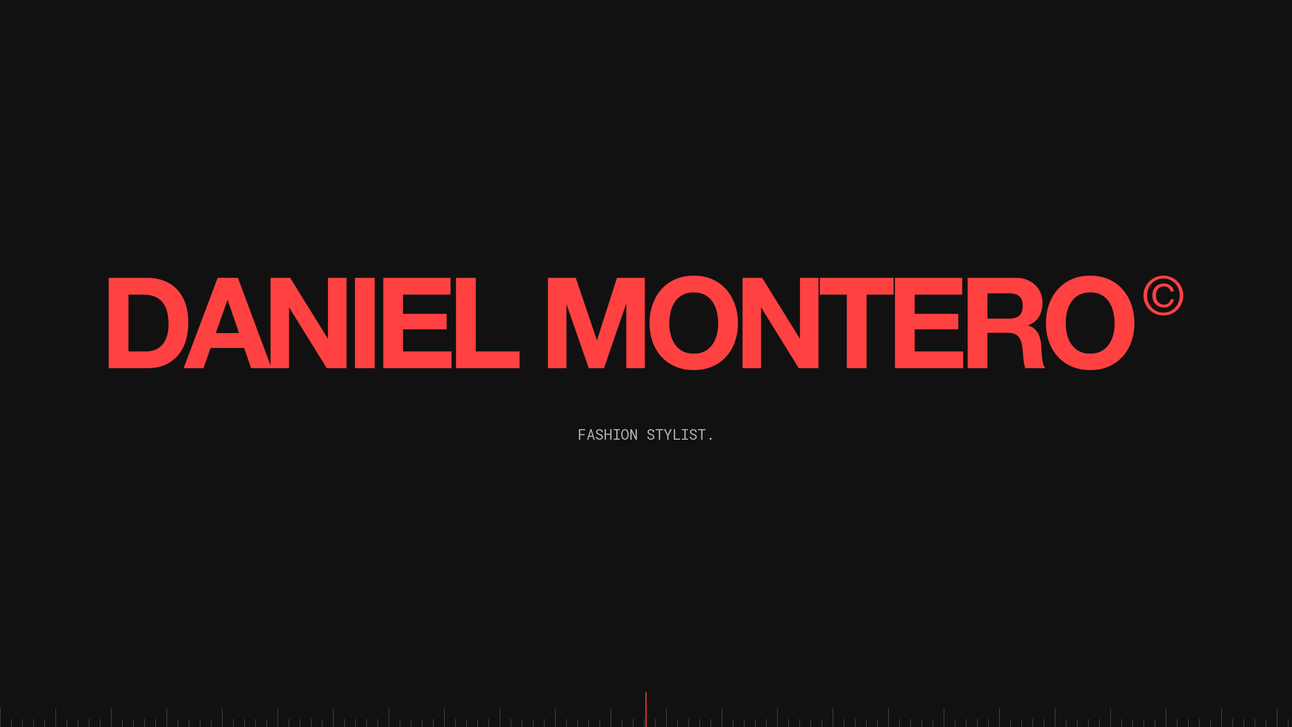 Logotipo principal / Rojo sobre negro