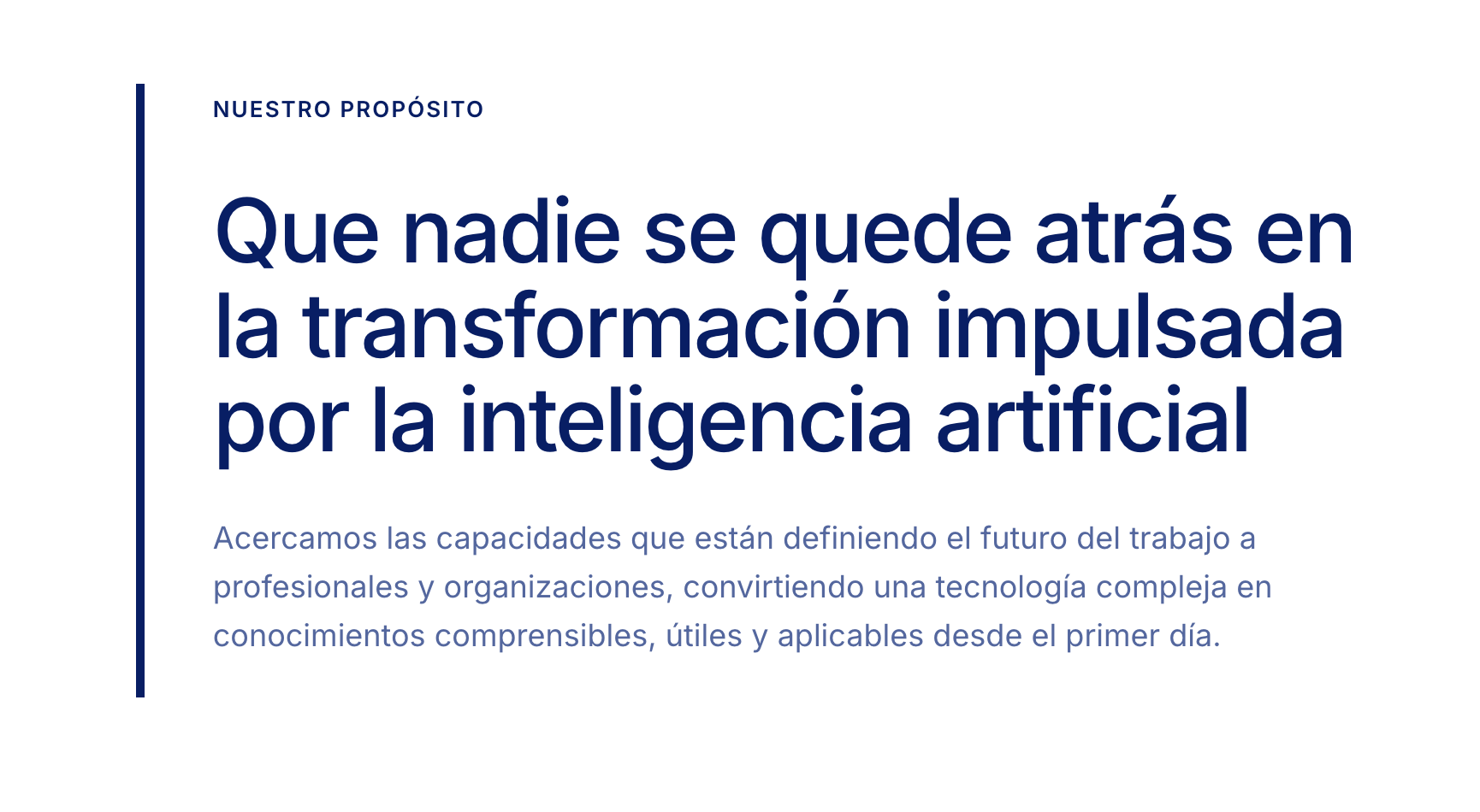Propósito de marca del Instituto Tecnológico Europeo