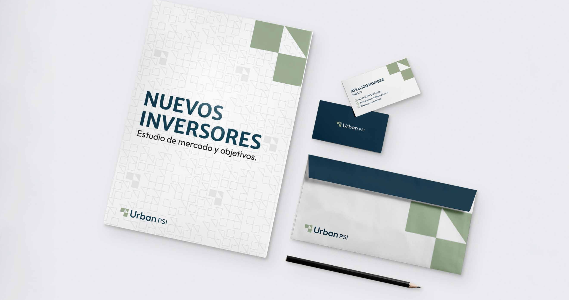 Mockups de branding Urban PSI - Auttomai